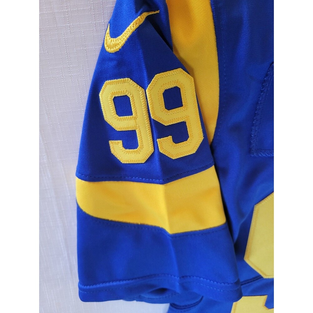 Nike NFL Womens Blue Los Angeles Rams Aaron Donald #99 Jersey Size Medium - Picture 5 of 12